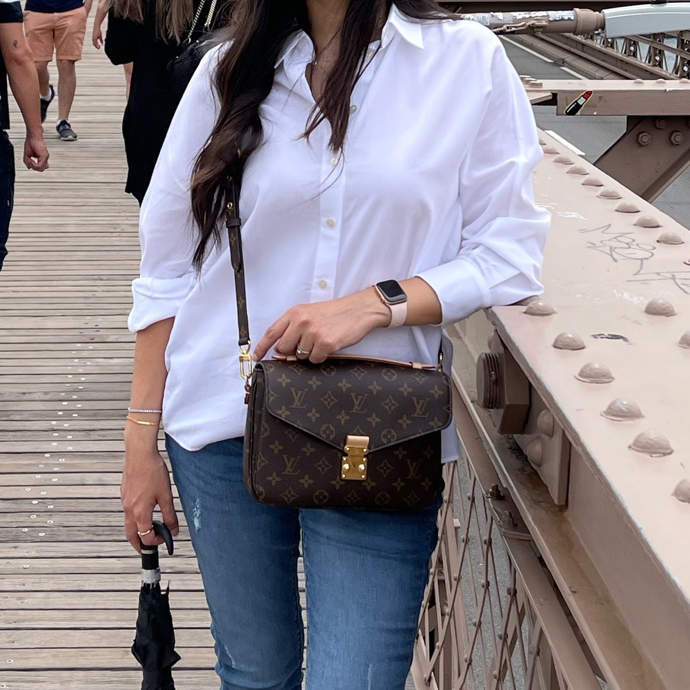 Relaxed fit button down shirt
